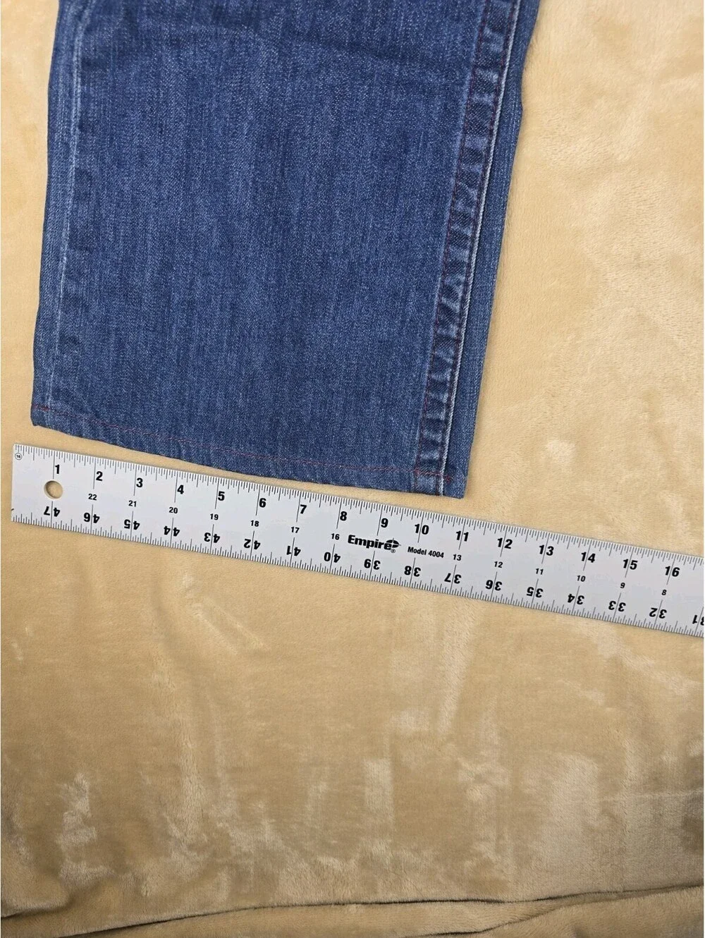 True Religion Men's Billy Flap Pocket Blue Denim Bootcut Size 36 (Actual40)